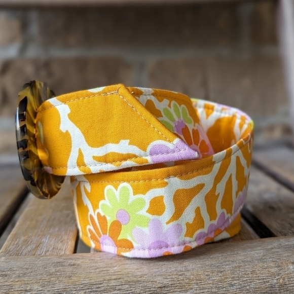 Magical Scraps Retro Floral Colorful Belt - Picture 3 of 6